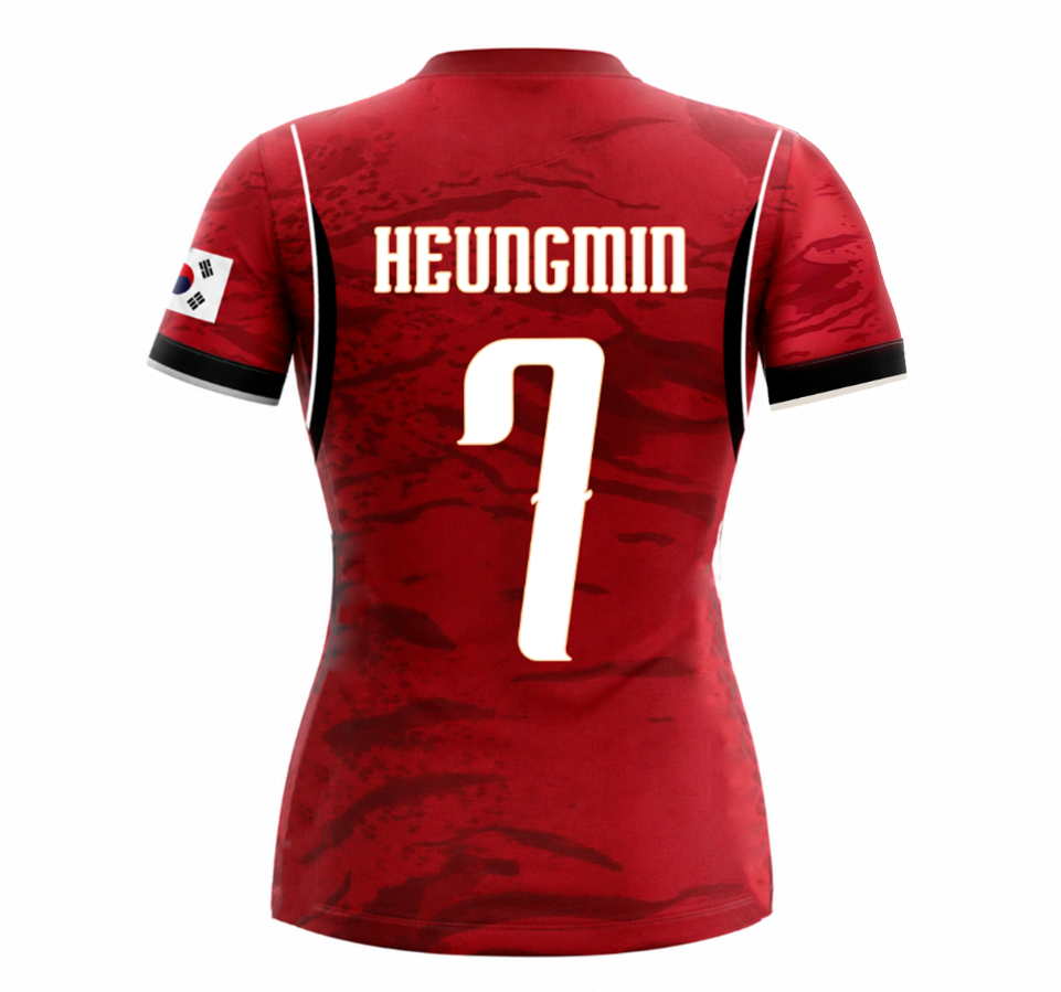 Uniforme Deportivo | Camisola Full Sublimación |  Corea del Sur (KFA) | HEUNGMIN