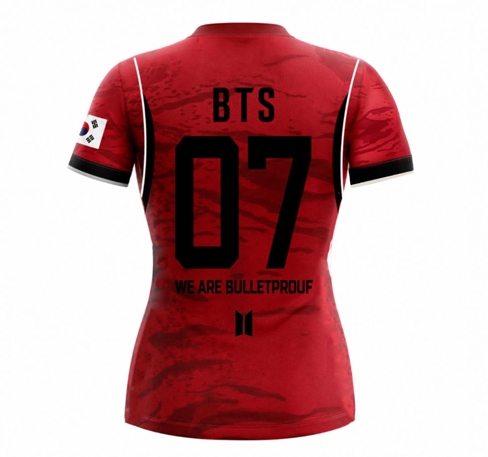 Uniforme Deportivo | Camisola Full Sublimación |  Corea del Sur (KFA) | BTS | 07
