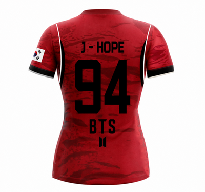 Uniforme Deportivo | Camisola Full Sublimación |  Corea del Sur (KFA) | BTS | J - HOPE