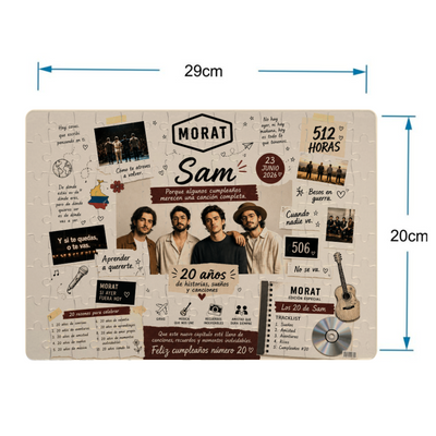 Rompecabeza | Personalizado | Morat | Sam