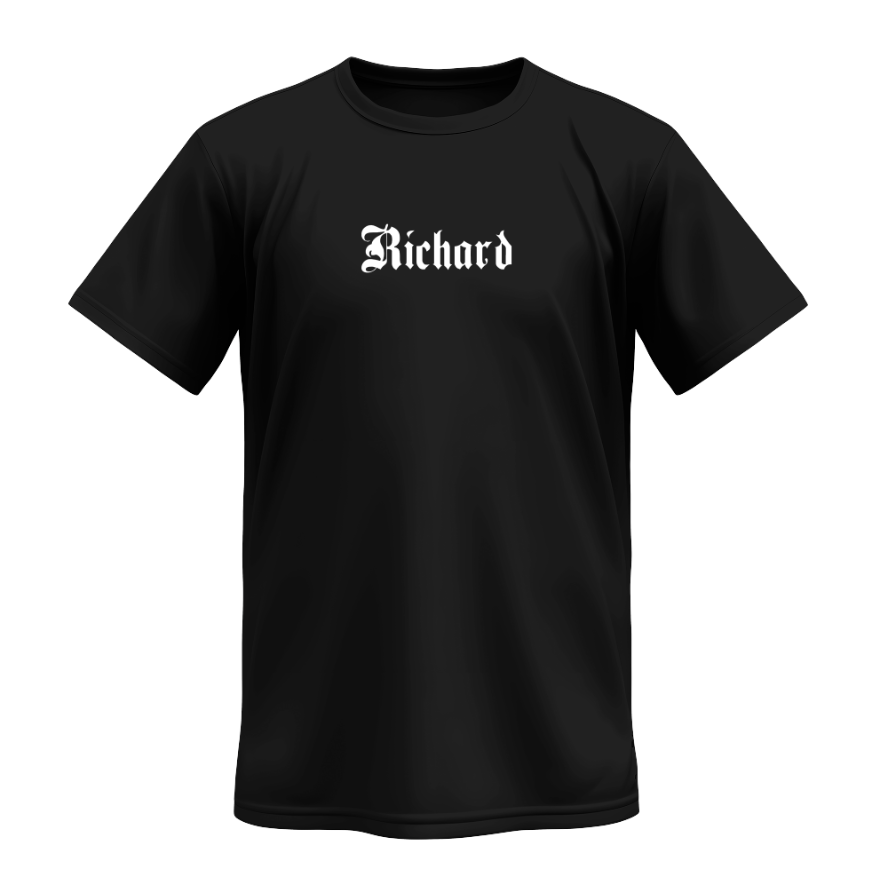 Playera | Negra | Richard Rios
