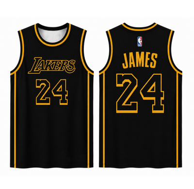 Uniforme Deportivo | Camiseta Full Sublimación |  Lakers | JAMES 24