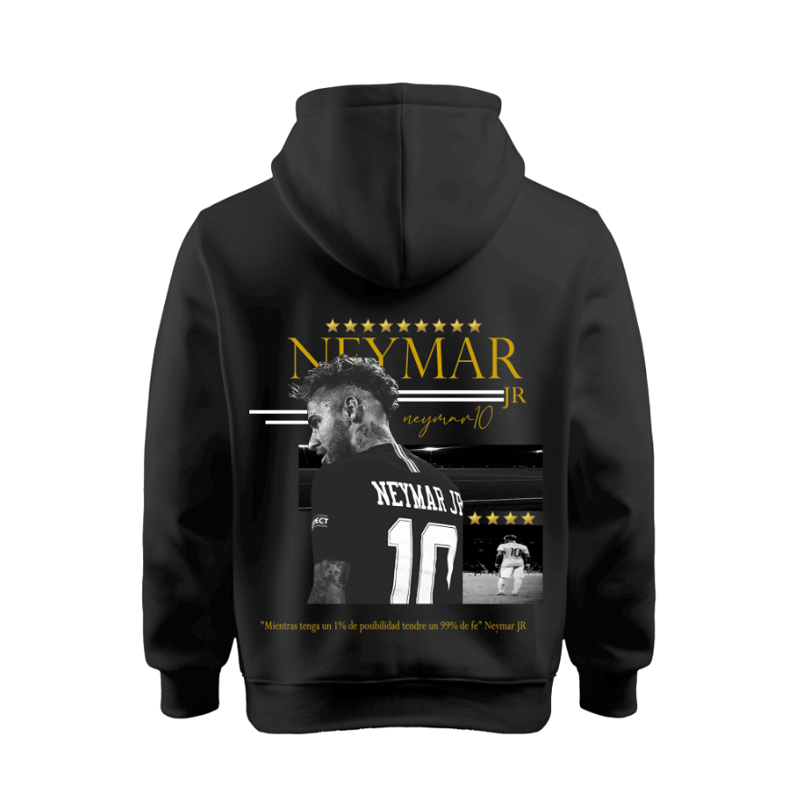 Sudadera | Negra | Neymar | NJR
