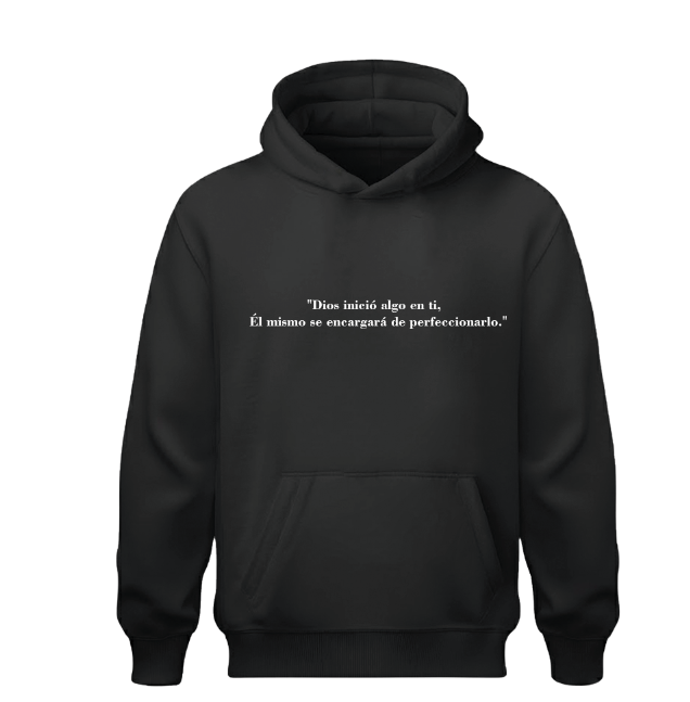 Sudadera negra| Cantante| Marcos Barrientos|