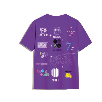 Playera | lila| BTS| Jhope