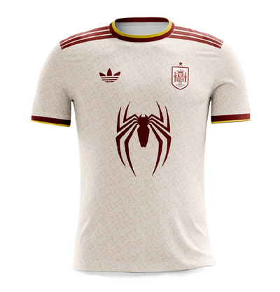 Uniforme Deportivo | Camisola Full Sublimación | España x Spider-Man| Beige
