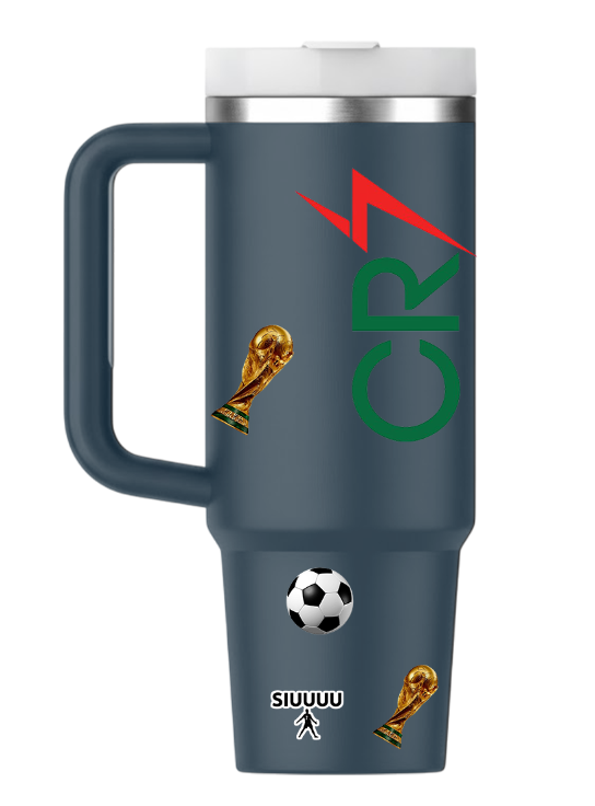 Vaso Térmico 1300ml | Azul Marino | Cristiano Ronaldo| 07