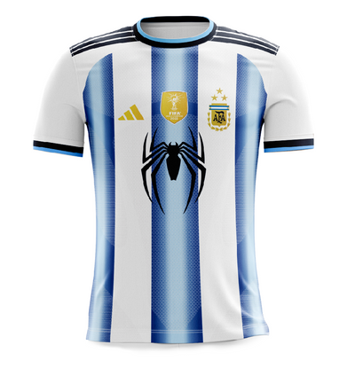 Uniforme Deportivo | Camisola Full Sublimación | Argentina x Spider-Man | 2026
