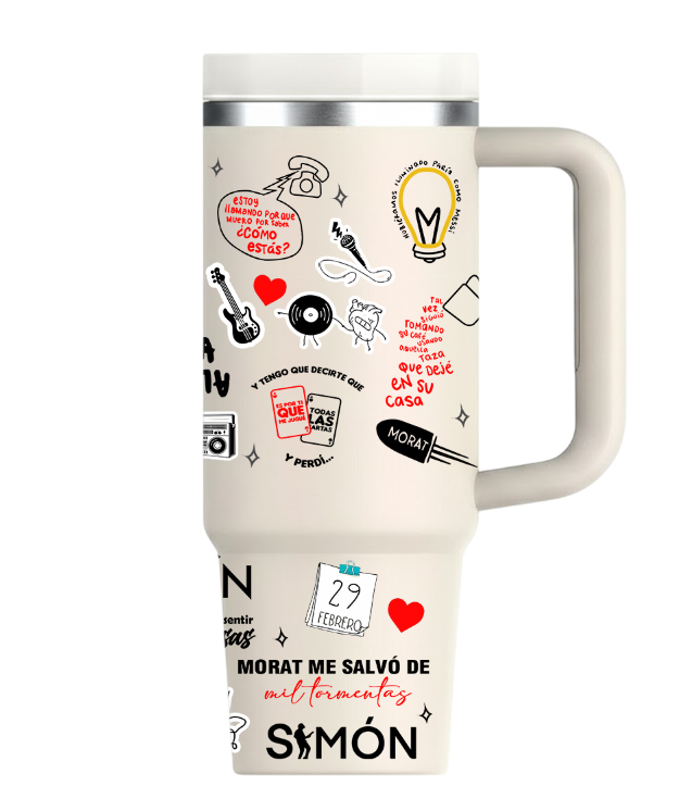 Vasos Térmico 1300ml | Beige | Morat | figuritas 2