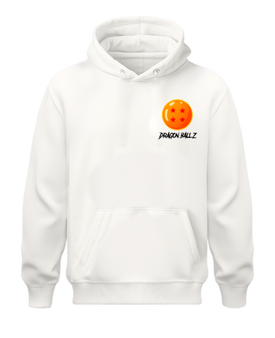 Sudadera| Blanca| Dragon| Ball Z