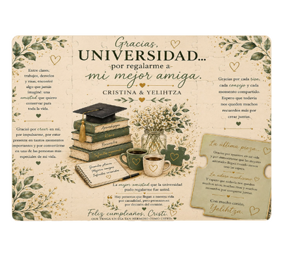 Rompecabeza | Personalizado | Universidad | Amistad