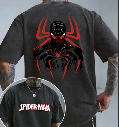 Playera | gris | Hombre araña | spiderman | Dibujo Animado