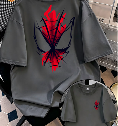Playera | gris | Hombre araña | spiderman | playera de verano