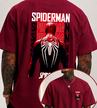 Playera | Corinto| Hombre araña | spiderman | Silueta de Hombre araña