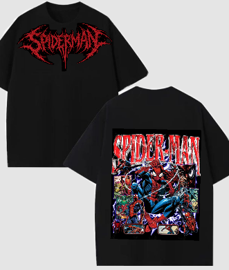 Playera | negro | Hombre araña | spiderman |  Comic