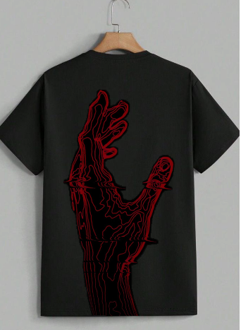 Playera | Negro  | Hombre araña | spiderman |  mano araña