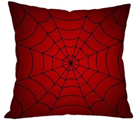 Cojín Personalizado| Roja | Temática| Spider-Man | Telaraña en rojo