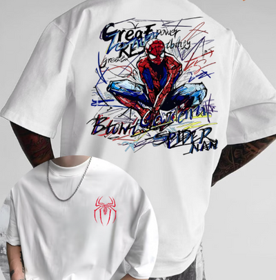 Playera |   | Hombre araña | spiderman | elegante animado