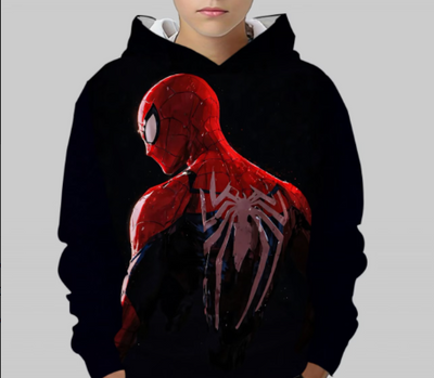 Sudadera | negro | Hombre Araña | Spider man | Diseño Unico