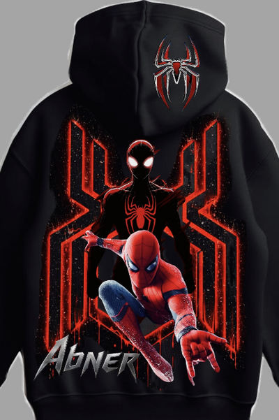 Sudadera | negro | Hombre Araña | Spider man | Abner unico