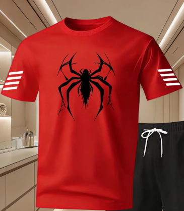 Playera | Rojo | Hombre araña | spiderman | Atuendo de telaraña