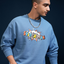 Sudadera | Cuello redondo   | celeste | hombre araña| Spider man | Poom Colorido