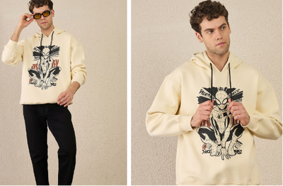 Sudadera | Amarillo | Hombre araña | spider man | estilo unico