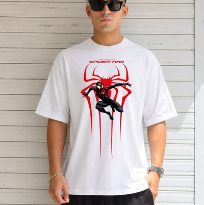 Playera | Blanco | Hombre araña | spiderman | Identidad Secreta