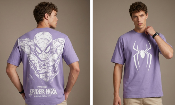 Playera | Lila | Hombre araña | spiderman | Spider-Man BRAND NEW DAY
