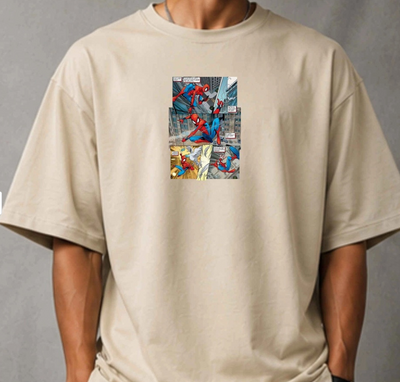 Playera | crema | Hombre araña | spiderman | Imagen personalizada