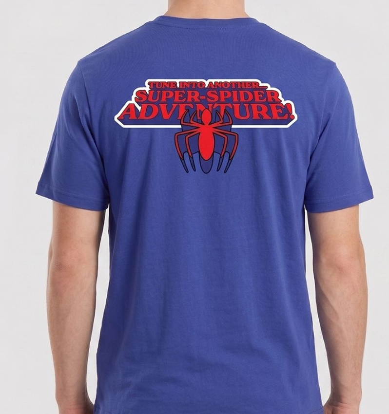 Playera | Azul | Hombre araña | spider man | Marvel | elegante