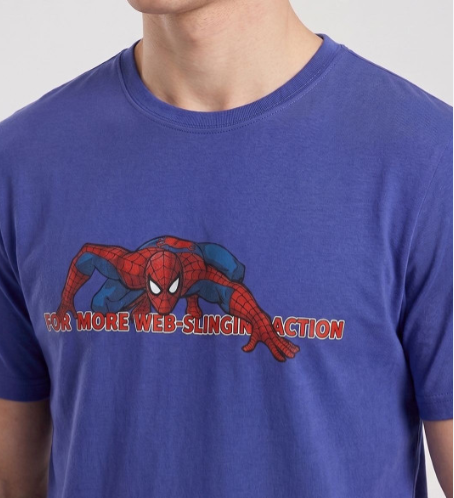 Playera | Azul | Hombre araña | spider man | Marvel | elegante