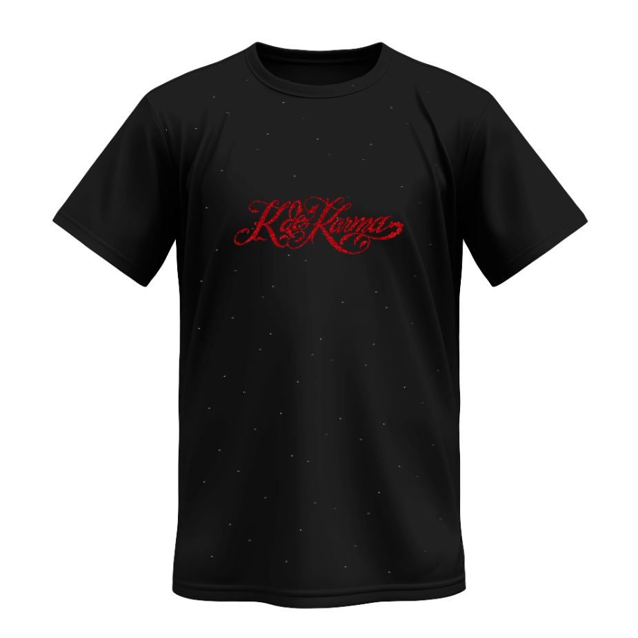 Playera | Negra | Perlado negro | K de Karma