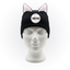 Gorro Quirurgico  | Negro | Con orejas | AMFEGU | Logo frontal