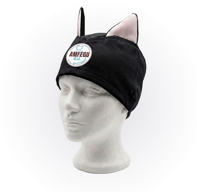 Gorro Quirurgico  | Negro | Con orejas | AMFEGU 1