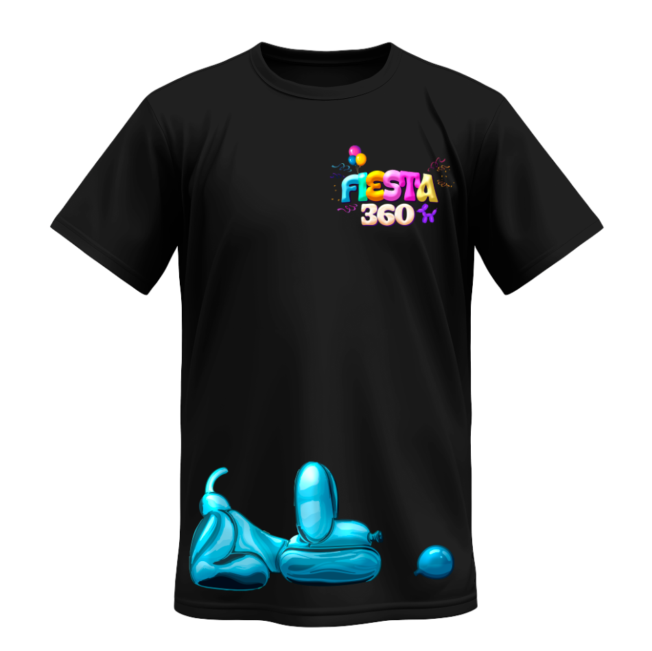 Playera | Negra | Fiesta 360 | Decoraciones y eventos 4
