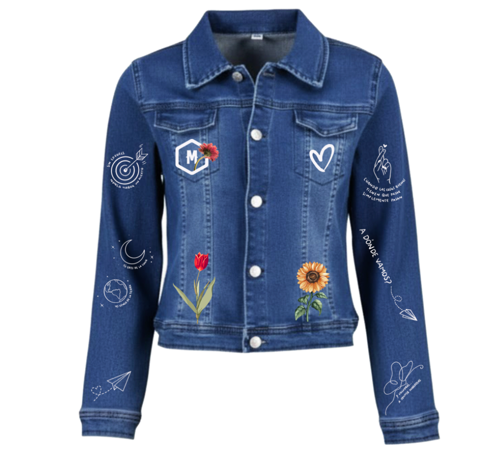 Chaqueta de lona  | Morat | Girasoles | Dama