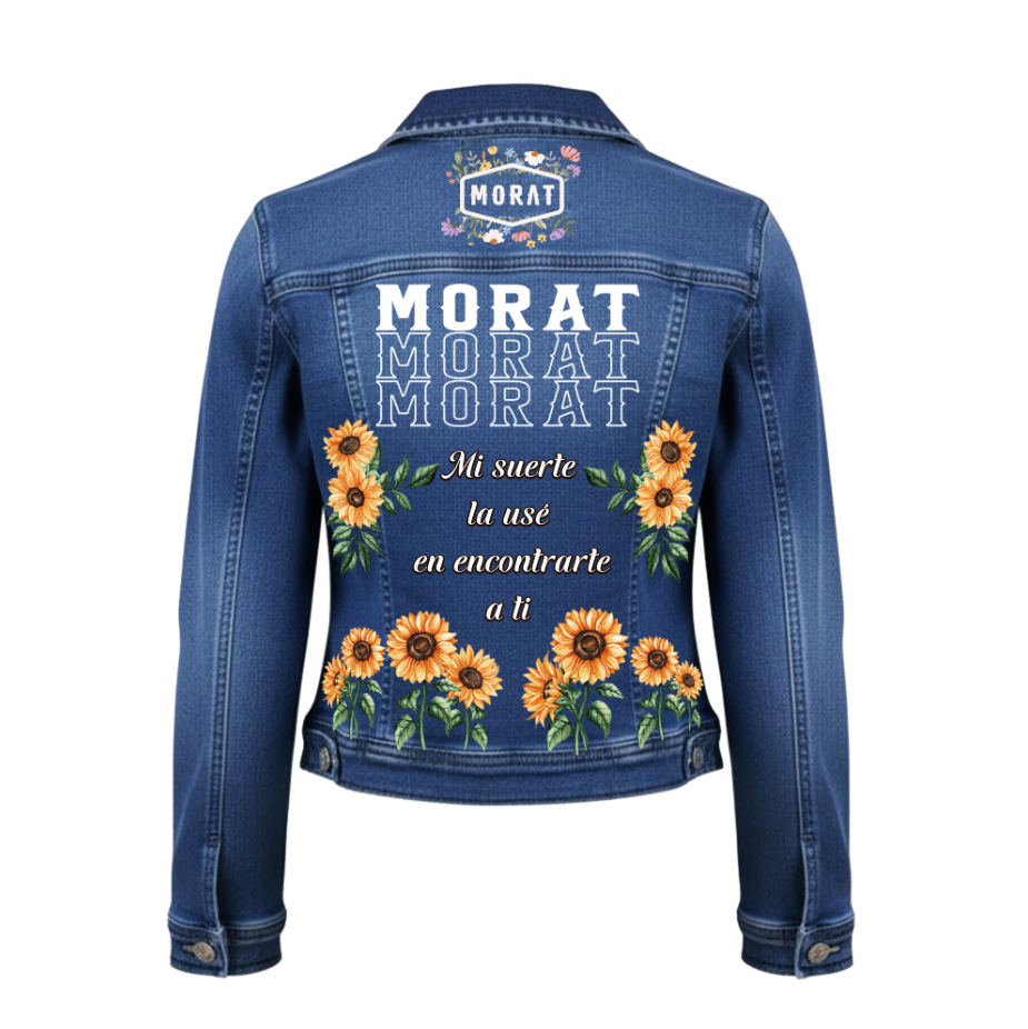 Chaqueta de lona  | Morat | Girasoles | Dama