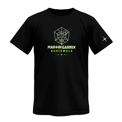 Playera Personalizada |Negro| Fluorescente | Brilla en la obscuridad | Martin Garrix