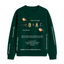 Sudadera | Cuello redondo | Verde Botella | Morat palabras dispersas