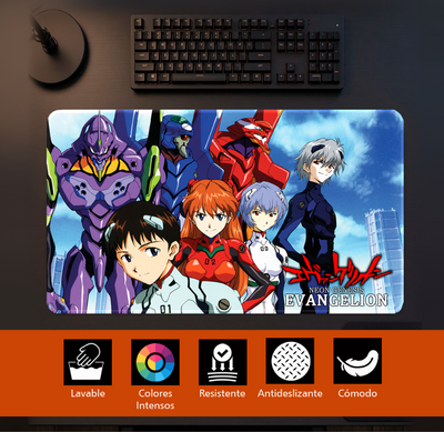 Mouse Pads Gamer | Evengelion | Personajes