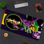 Mouse Pad Gamer | Neon Genesis Evangelion | Morado/verde