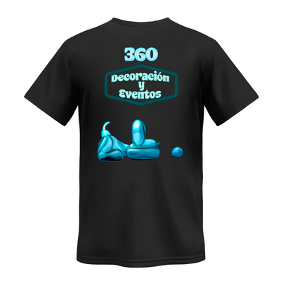 Playera | Negra | Fiesta 360 | Decoraciones y eventos 4