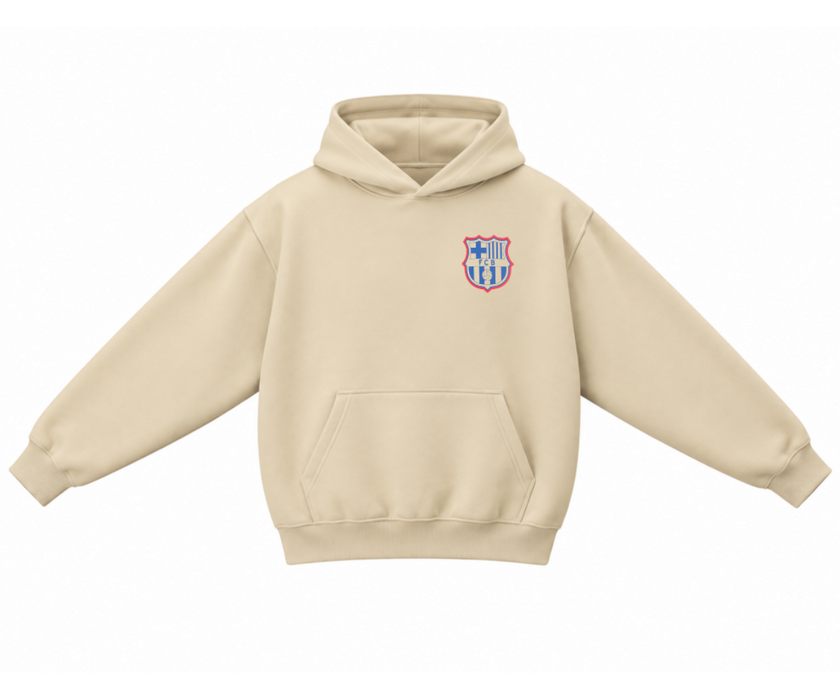 Sudadera | Beige | Barcelona |  F.C. Barcelona Tech