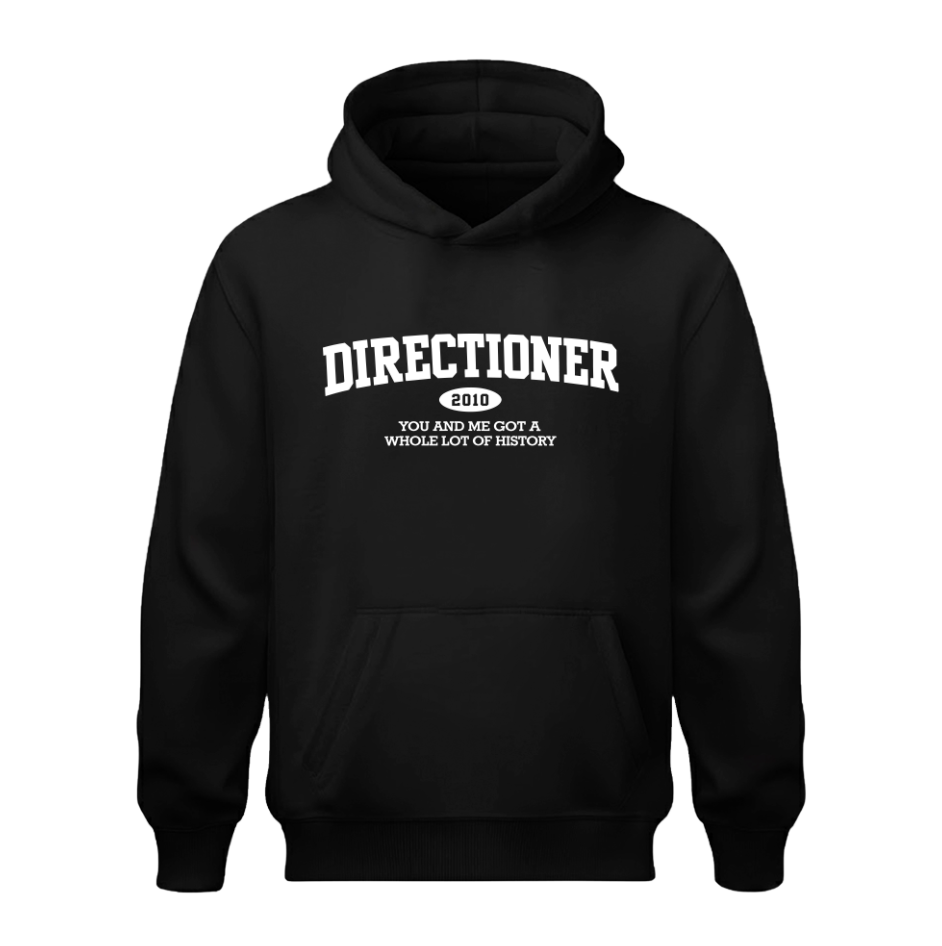 Sudadera | Negra | One Direction | Collage | Firmas