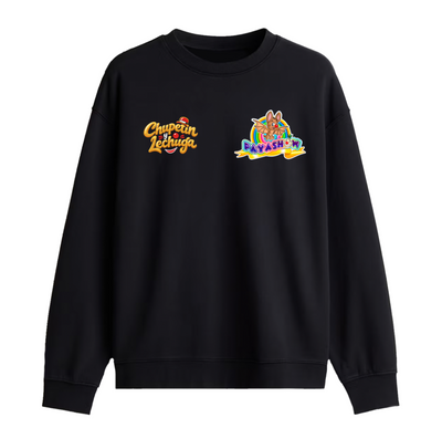 Sudadero | Cuello Redondo | Negro | Team Payashow | Dorado
