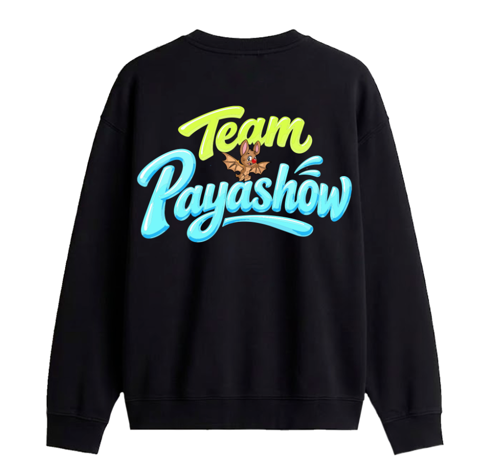 Sudadero | Cuello Redondo | Negro | Team Payashow