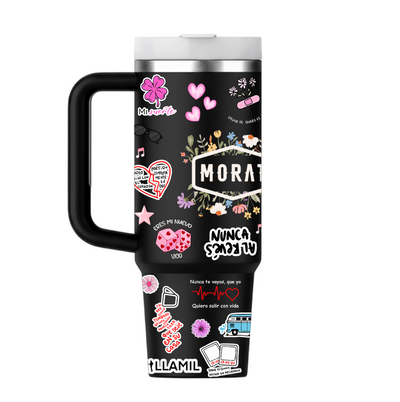 Vasos Térmico 1300ml | Negro | Morat | Lo mejor de Morat | figuritas | Dany