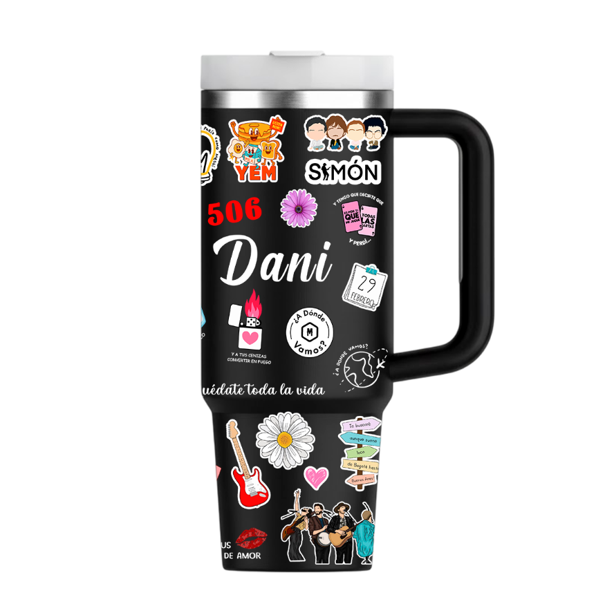 Vasos Térmico 1300ml | Negro | Morat | Lo mejor de Morat | figuritas | Dany