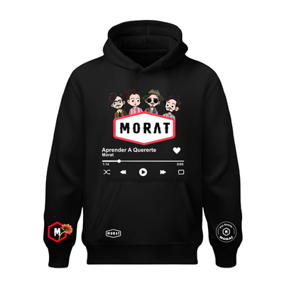 Sudadera | Negra | Morat | Aprender a quererte | Canción